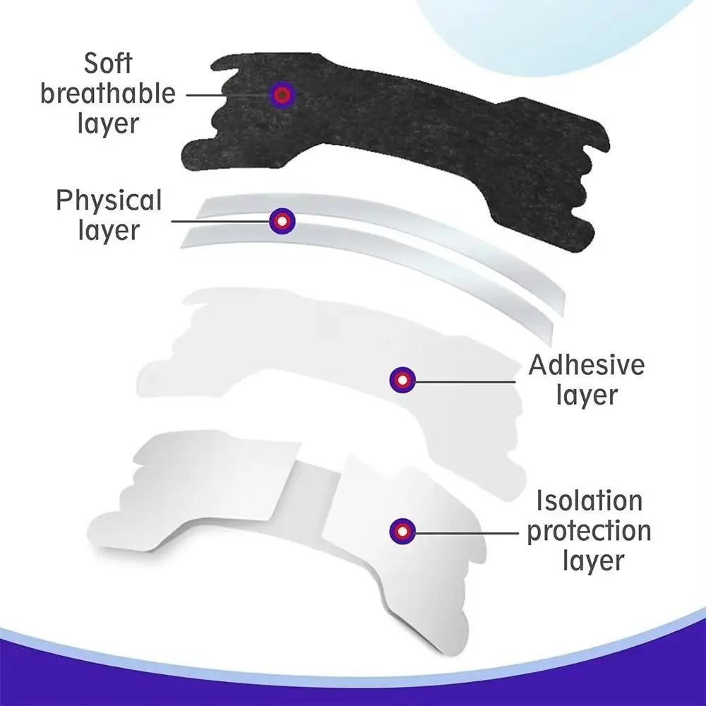 Personal Health Care Hypoallergenic Nose Strips Breathable for Nasal Congestion (30 Pieces)