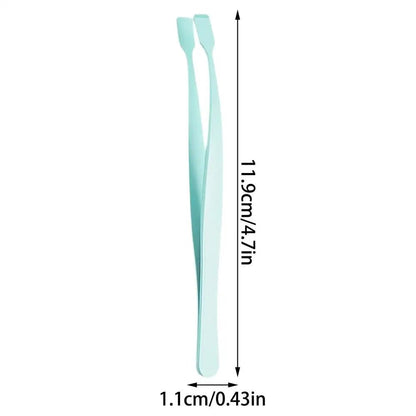 Personal Health Care Lower Eyelash Tweezers, Stainless Steel for Ladies