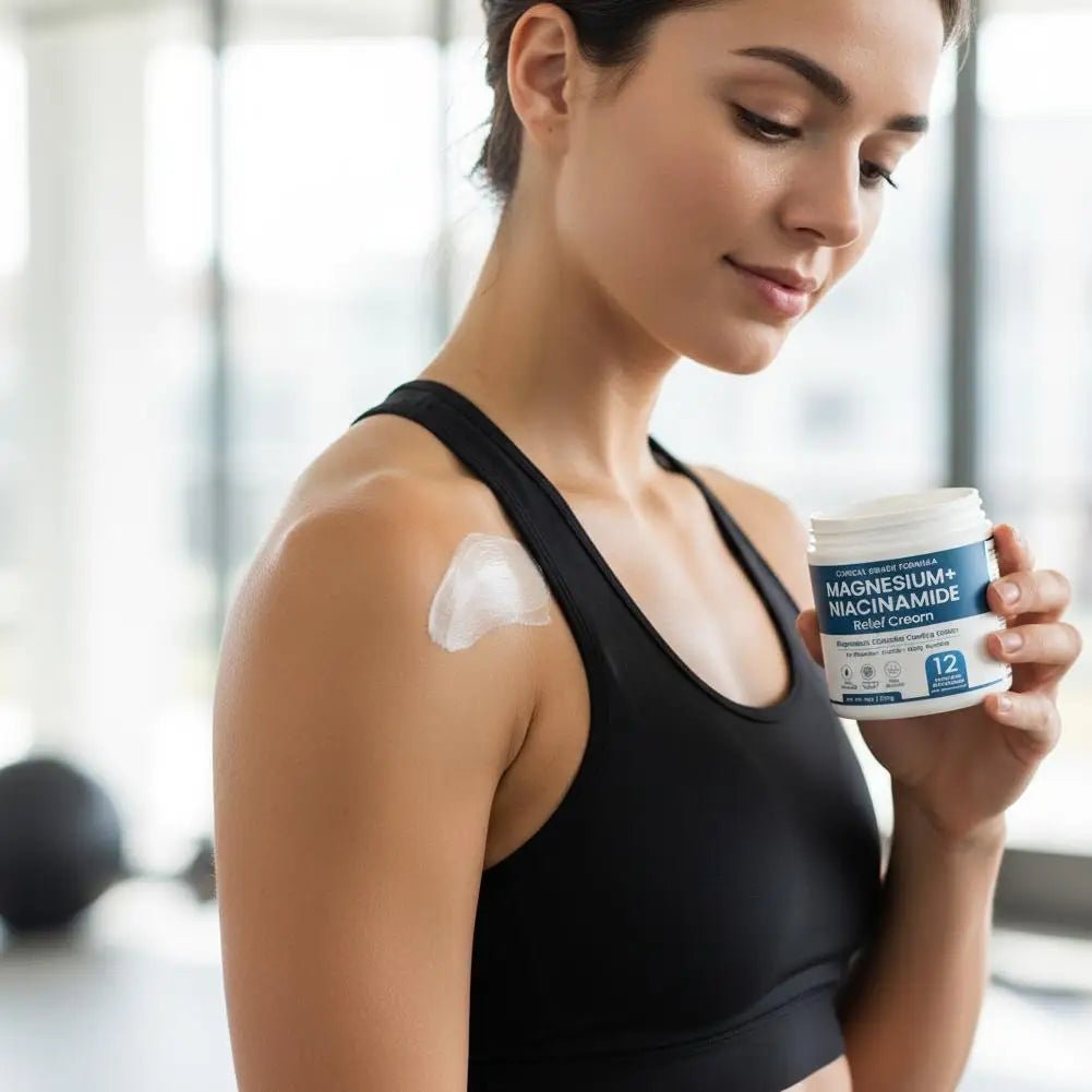 Personal Health Care Magnesium Niacinamide Relief Cream Topical for Joints, Legs, Feet
