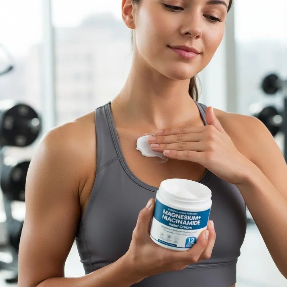 Personal Health Care Magnesium Niacinamide Relief Cream Topical for Joints, Legs, Feet