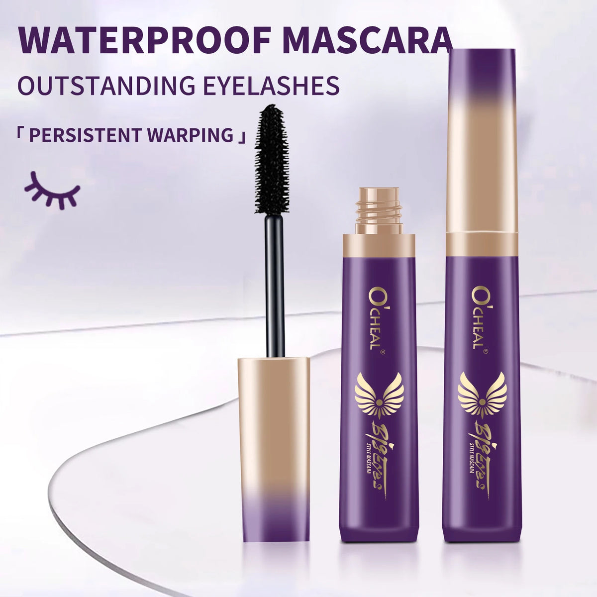 Personal Health Care Mascara Black Lash Eyelash Brush 3D Silk Thick Curling Lengthening Eyes Lashes