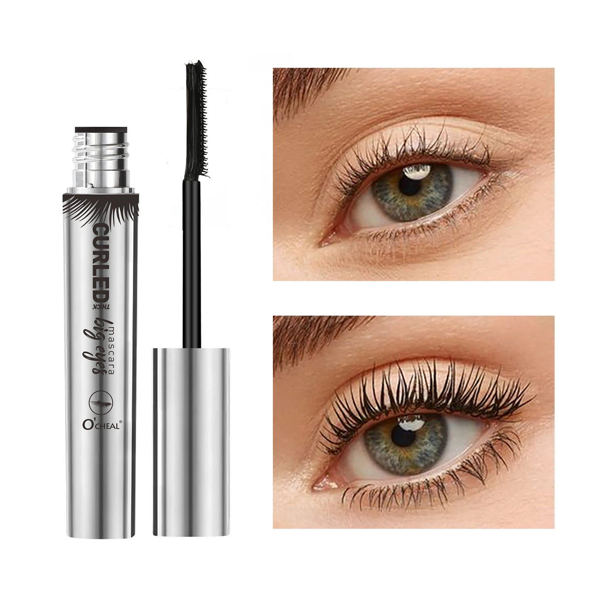 Personal Health Care Mascara Black Lash Eyelash Brush 3D Silk Thick Curling Lengthening Eyes Lashes