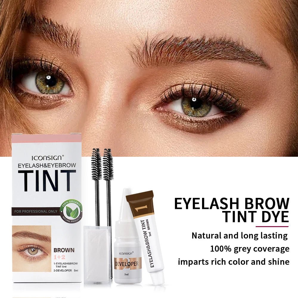 Personal Health Care Mascara Eyelash Eyebrow Dye Tint Kit for ladies