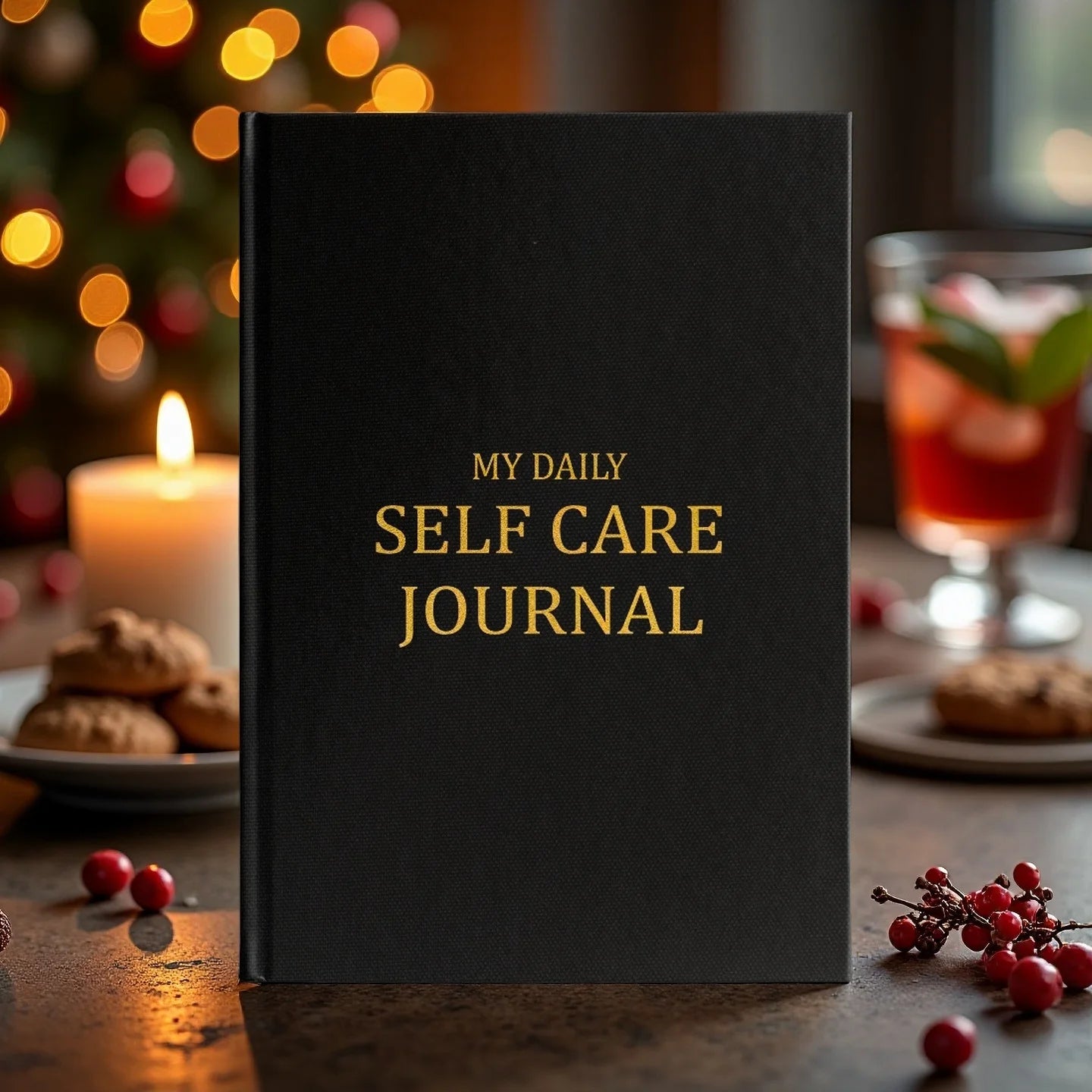 Personal Health Care Mindfulness Journal for Mental Wellness - Daily Self-Care Routine
