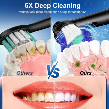 Personal Health Care Electric Toothbrush Rotary Rechargeable -Deep Cleaning - Renive 99% more plaque than regular toothbrush
