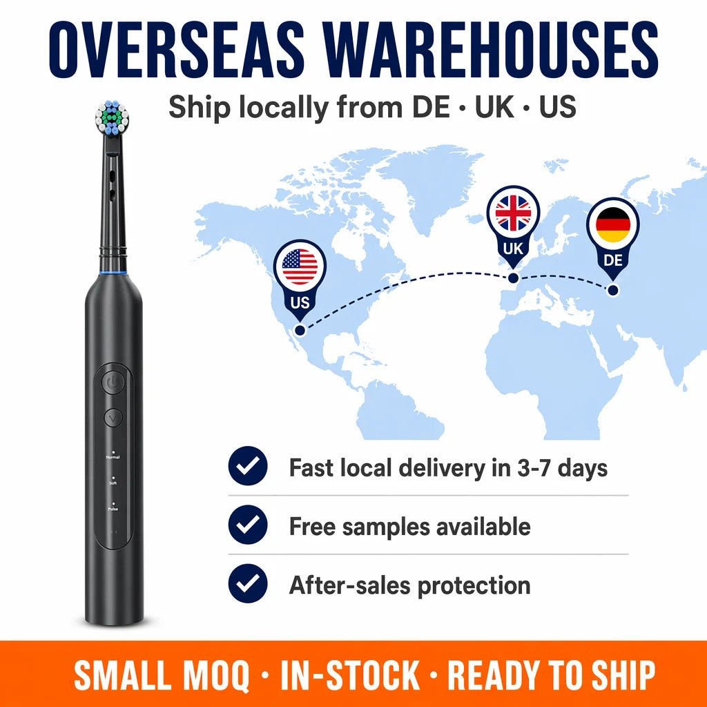 Personal Health Care - Oral care - Rotating Electric Toothbrush -5 Modes - Waterproof -30-Day Battery Life