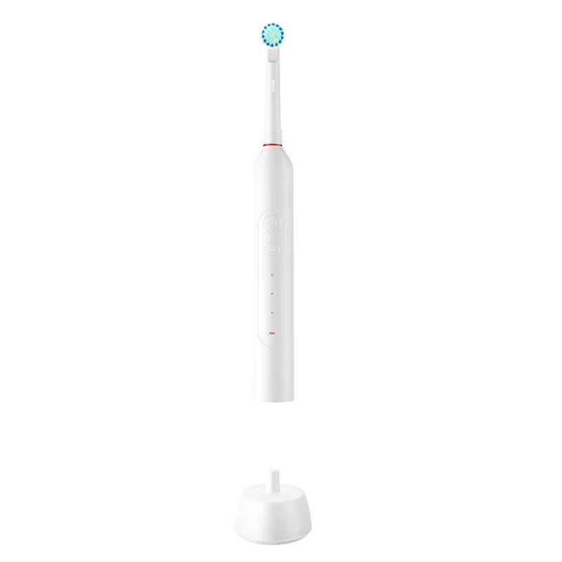 Personal Health Care - Oral care - Rotating Electric Toothbrush -5 Modes - Waterproof -30-Day Battery Life White Colour