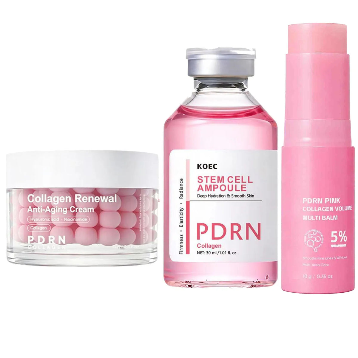 Personal Health Care PDRN Pink Collagen Multi Balm Stick NAD+Serum+Moisturizer