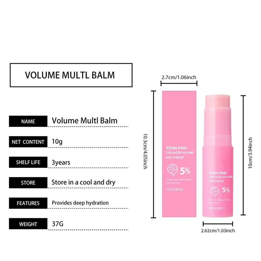 Personal Health Care PDRN Pink Collagen Multi Balm Stick NAD+Serum+Moisturizer