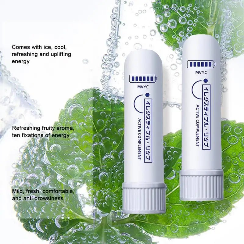 Personal Health Care Peppermint & Eucalyptus Oil Nasal Inhaler Stick - Refreshing Energy