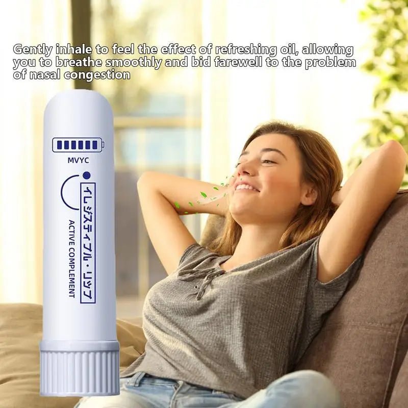 Personal Health Care Peppermint & Eucalyptus Oil Nasal Inhaler Stick - Refreshing Energy