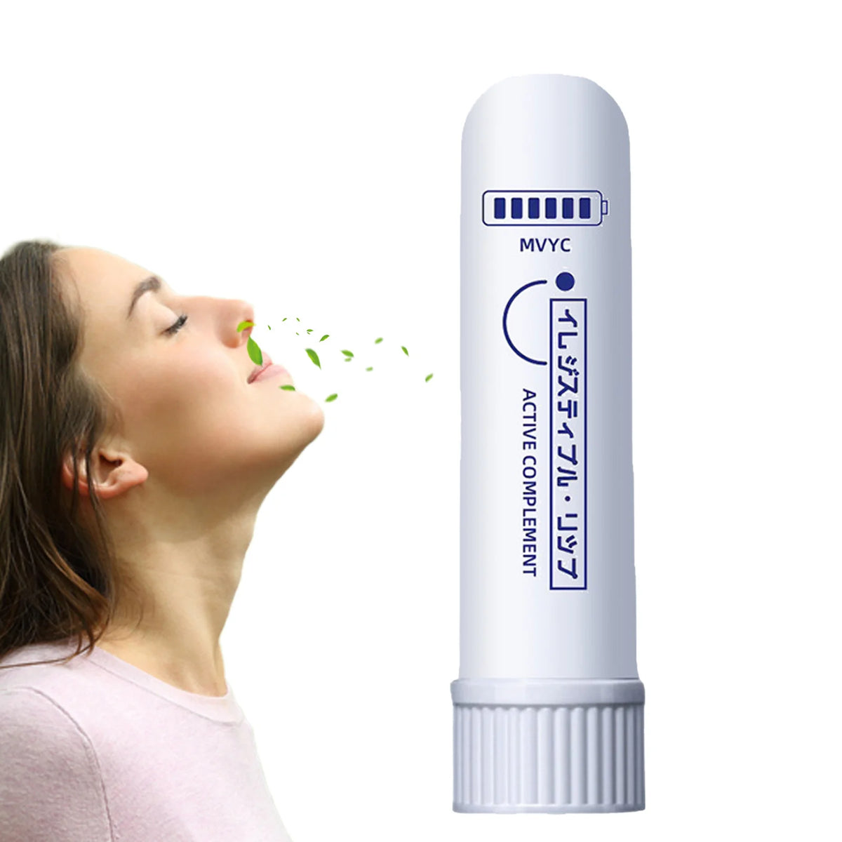 Personal Health Care Peppermint & Eucalyptus Oil Nasal Inhaler Stick - Refreshing Energy