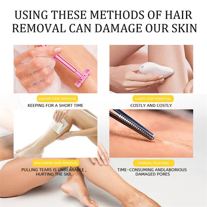 Personal Health care Permanent Hair Inhibition Woman Serum wrong methods of hair removal that can damage the skin razor cut laser hair removal is costly picture