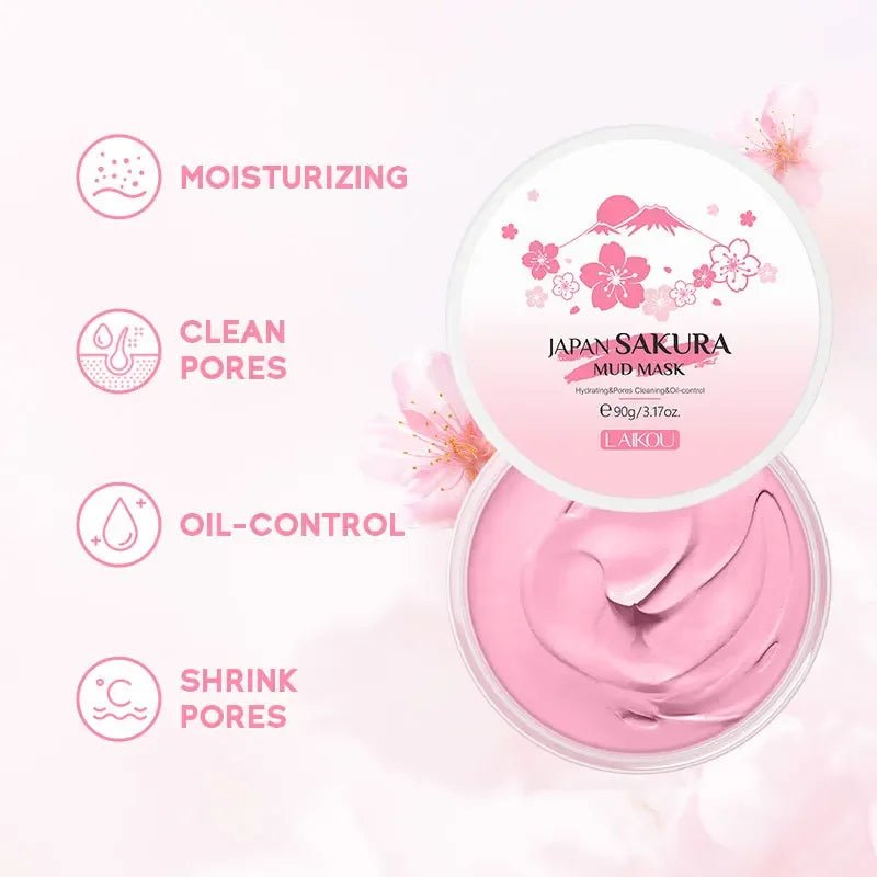 Personal Health Care Pink Mud Mask Deep Cleansing - Laikou Sakura - Balance Oil Control
