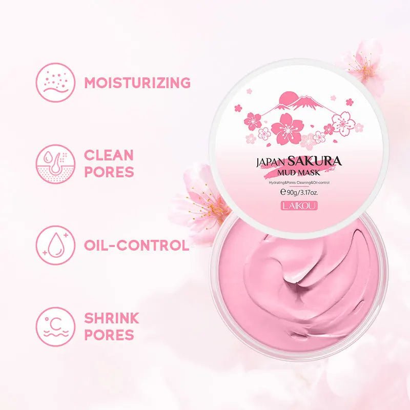 Personal Health Care Pink Mud Mask Deep Cleansing - Laikou Sakura - Balance Oil Control