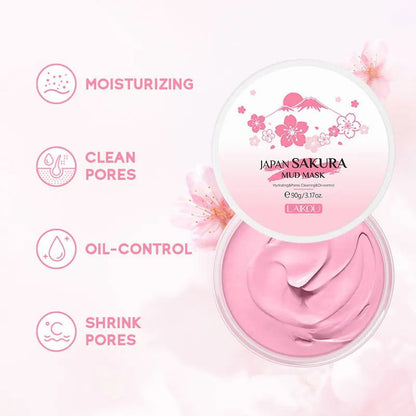 Personal Health Care Pink Mud Mask Deep Cleansing - Laikou Sakura - Balance Oil Control