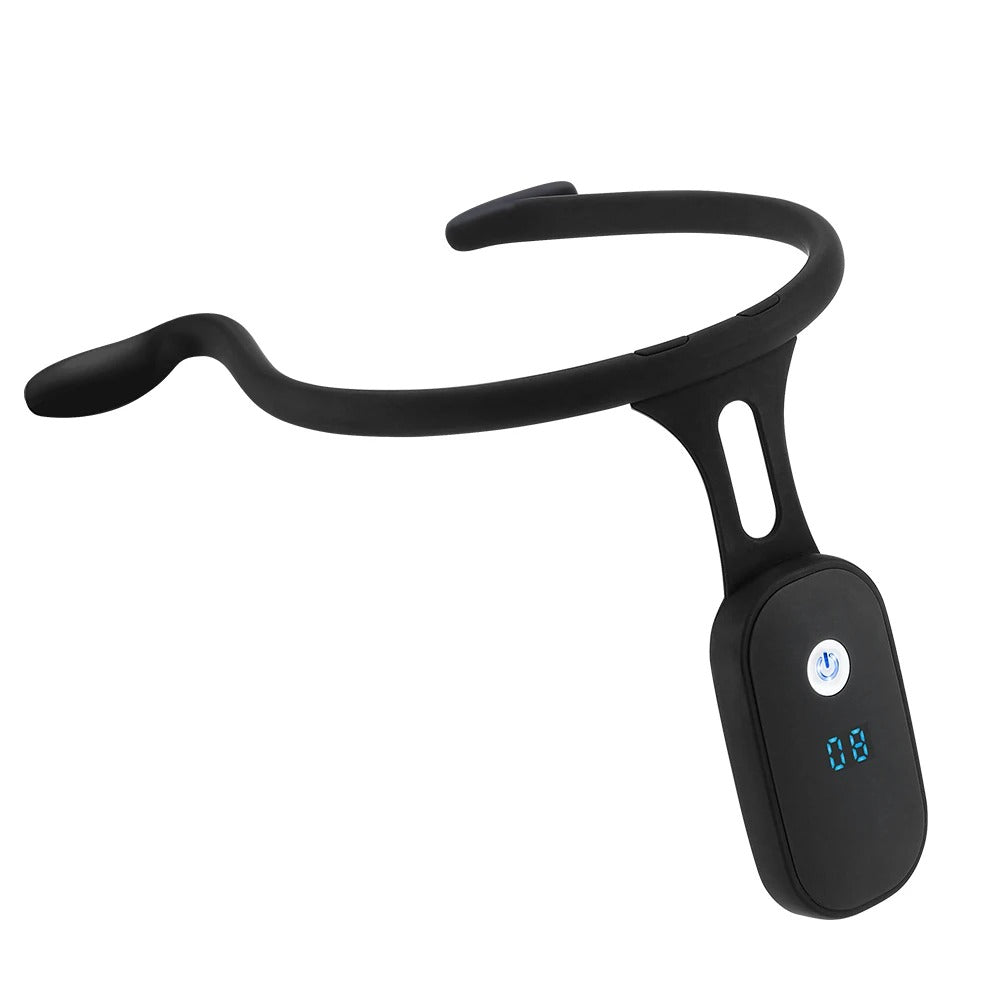 Personal Health Care Portable Ultrasonic Lymphatic Neck Massager Black Colour for Adults and Teens