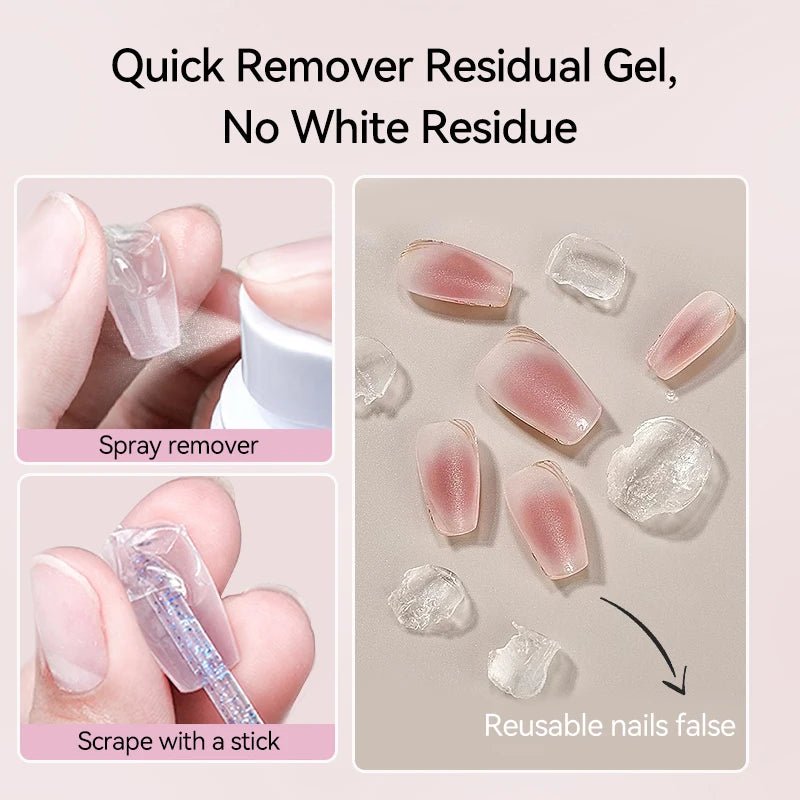 Personal Health Care Remover for Solid Tips Gel False Nails - Dissolving Liquid Manicure Tool (55 ml)