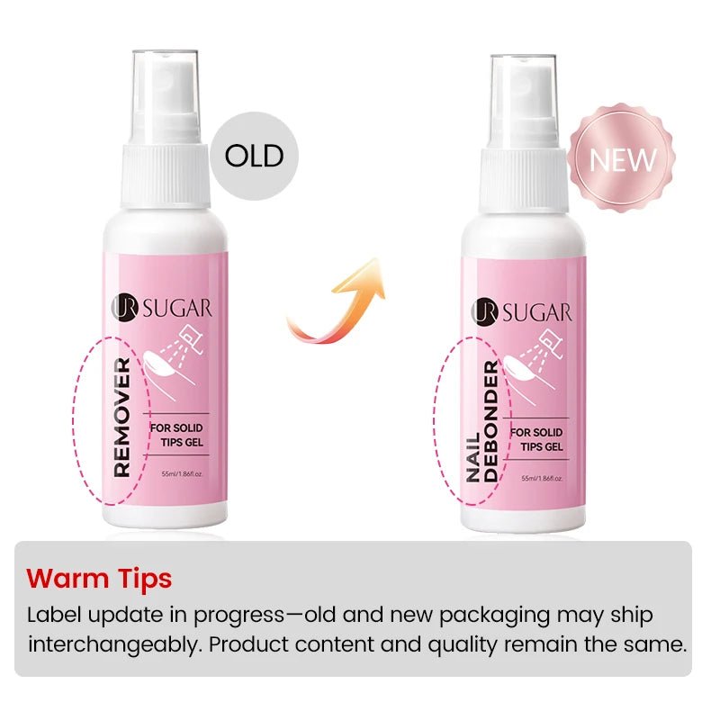 Personal Health Care Remover for Solid Tips Gel False Nails - Dissolving Liquid Manicure Tool (55 ml)