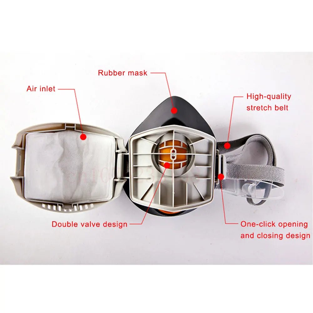 Personal Health Care - Reusable Washable Dust-proof Gas Mask - Filter Cotton