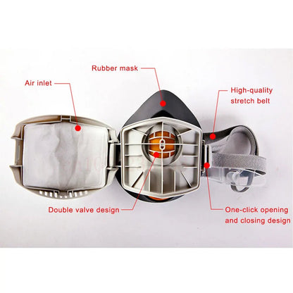 Personal Health Care - Reusable Washable Dust-proof Gas Mask - Filter Cotton