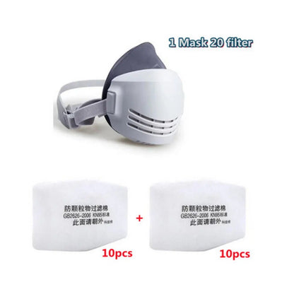 Personal Health Care - Reusable Washable Dust-proof Gas Mask - Filter Cotton