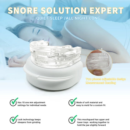 Personal Health Care Silicone Anti-Snoring Bruxism Mouth Guard Why use it 
