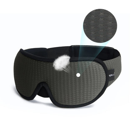 Personal Health Care Sleeping Mask 3D Block Out Light Soft for good Sleep Green Colour