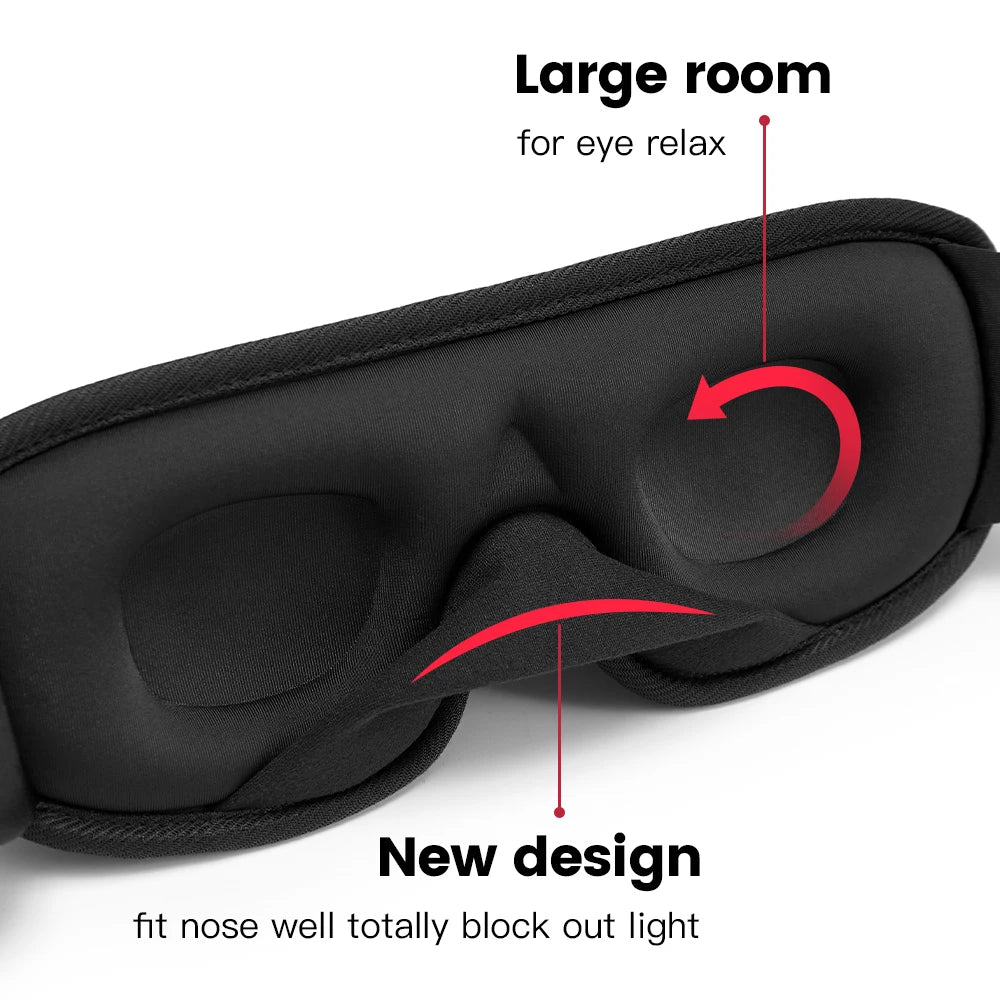 Personal Health Care Sleeping Mask 3D Block Out Light Soft for good Sleep