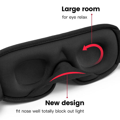 Personal Health Care Sleeping Mask 3D Block Out Light Soft for good Sleep