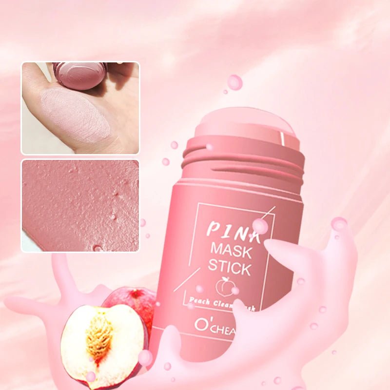 Personal Health Care Solid Facial Mask Stick Green Tea Honey Peach - Pore-Cleaning  Moisturizing Tool