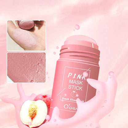 Personal Health Care Solid Facial Mask Stick Green Tea Honey Peach - Pore-Cleaning  Moisturizing Tool