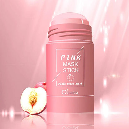 Personal Health Care Solid Facial Mask Stick Green Tea Honey Peach - Pore-Cleaning  Moisturizing Tool
