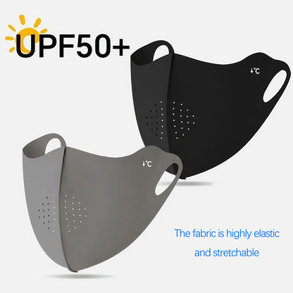 Personal Health Care Sun Face Cover Unisex Breathable Lightweight Washable