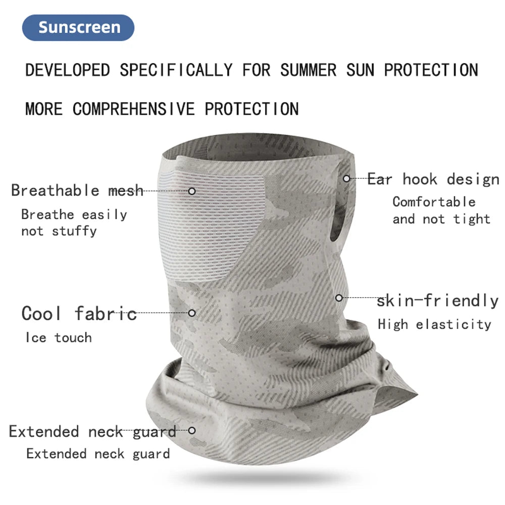 Personal Health Care Sunscreen Face Mask Unisex Breathable - Sunburn Protection