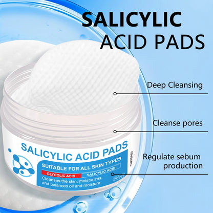 Personal Health Care These Dual-Effect Facial Toner Pads Contain 4.5% AHA Lactic Acid and 0.45% BHA Salicylic Acid