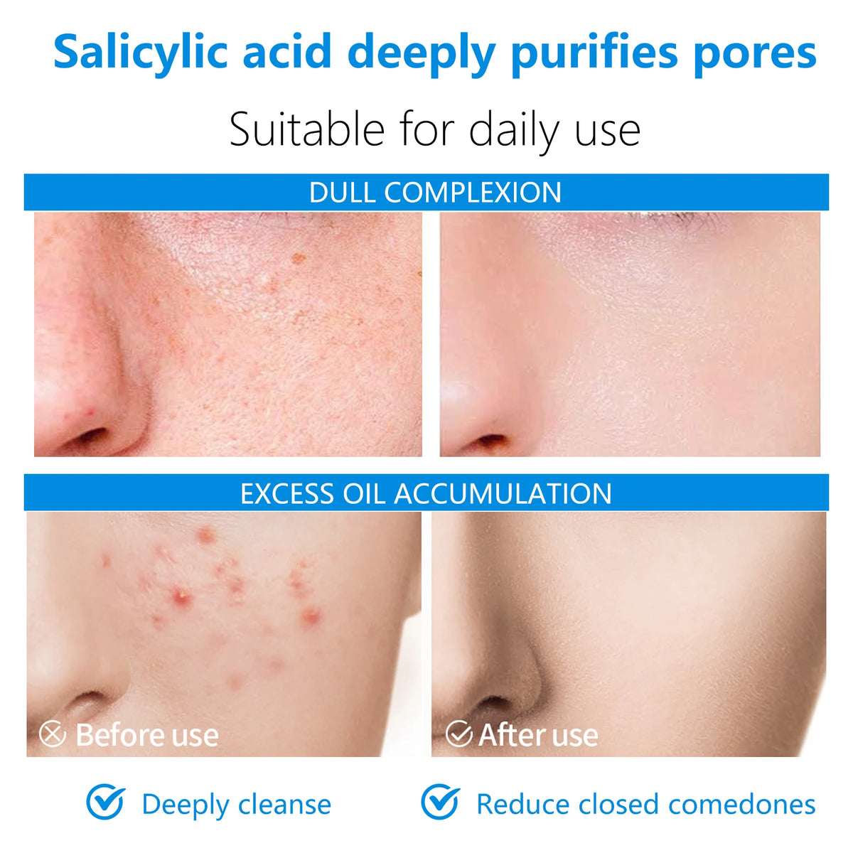Personal Health Care These Dual-Effect Facial Toner Pads Contain 4.5% AHA Lactic Acid and 0.45% BHA Salicylic Acid