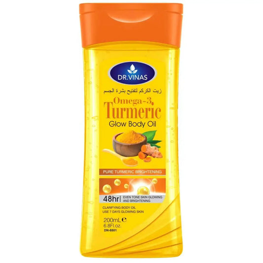 Personal Health Care Turmeric Omega-3 Glow Body Oil (200 ml)for ladies' skin care
