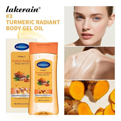Personal Health Care Turmeric Cocoa Glow Body Gel Oil (200 ml) for ladies' skin care