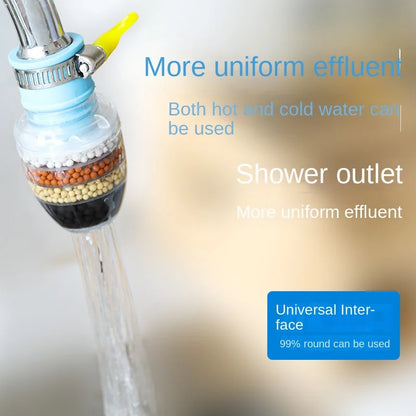Personal Health Care Water Filter Purifier Medical Stone Charcoal Nozzle Faucet Kitchen Accessories 6 Layers