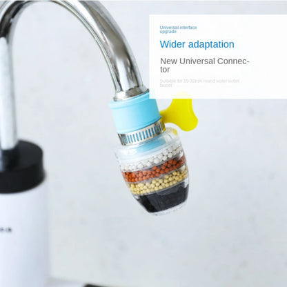 Personal Health Care Water Filter Purifier Medical Stone Charcoal Nozzle Faucet Kitchen Accessories 6 Layers