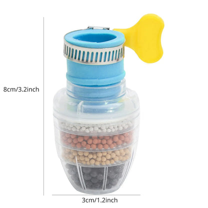 Personal Health Care Water Filter Purifier Medical Stone Charcoal Nozzle Faucet Kitchen Accessories 6 Layers
