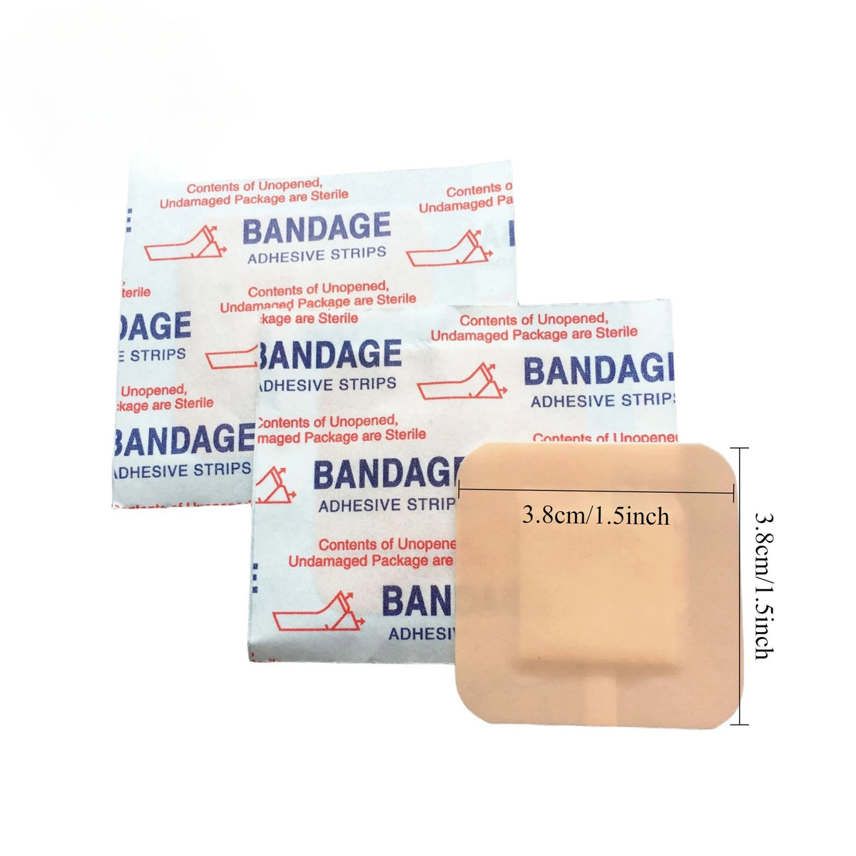 Personal Health Care Waterproof Wound Plaster (50 Pieces) Size: 38 mm x 38 mm
