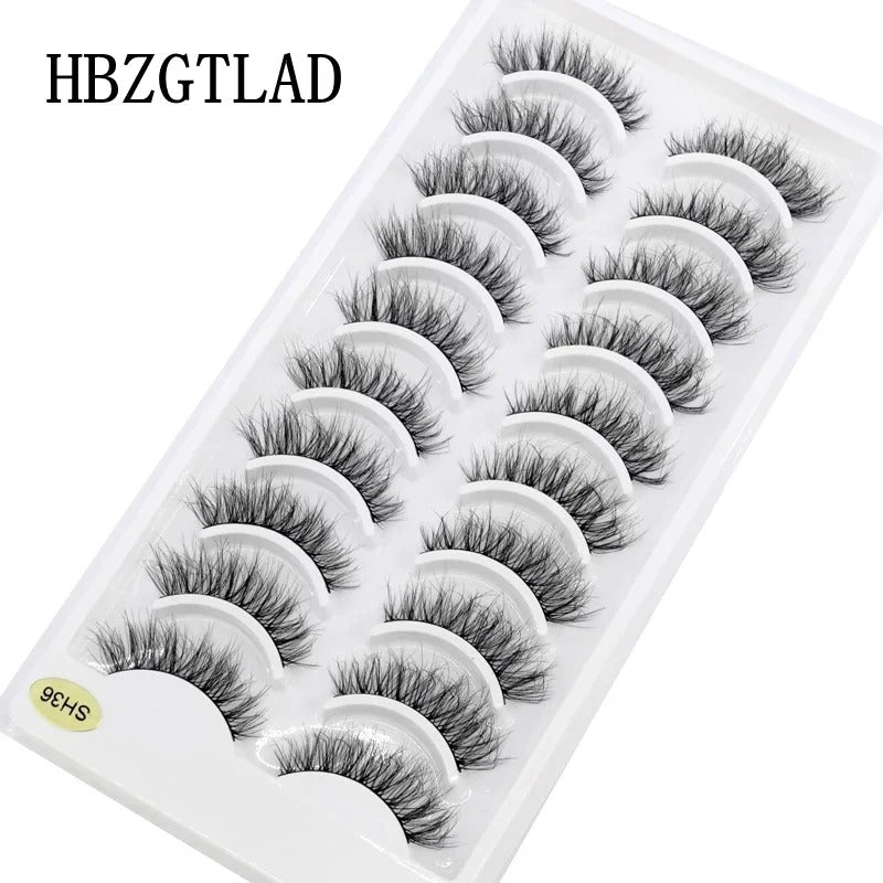 Jem Wellness Collection Voluminous 3D Mink Eyelashes for a Bold, Dramatic Look Picture of 10 pairs eyelash