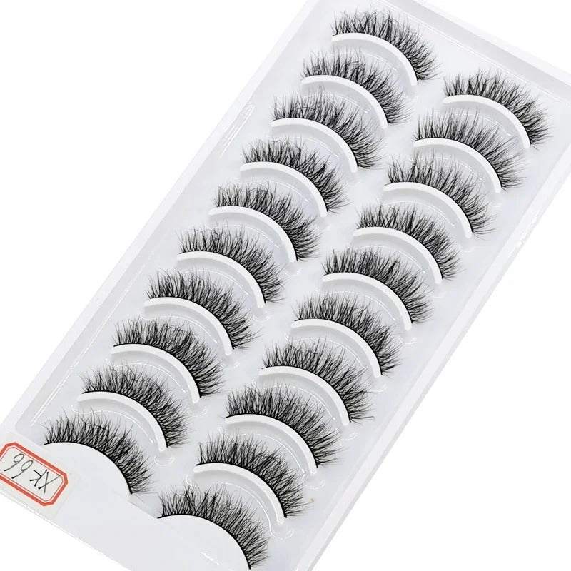 Jem Wellness Collection Voluminous 3D Mink Eyelashes for a Bold, Dramatic Look Picture of 10 pairs eyelash