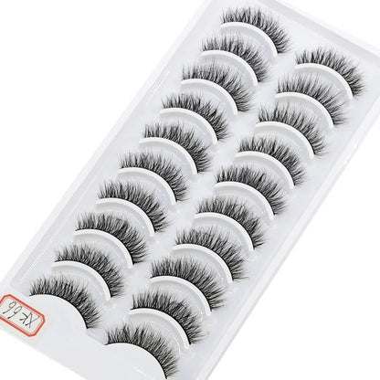 Jem Wellness Collection Voluminous 3D Mink Eyelashes for a Bold, Dramatic Look Picture of 10 pairs eyelash