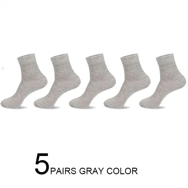 Health care products Diabetic Socks Unisex 5 pairs shown Light Grey Colour