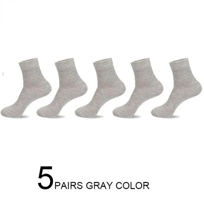 Health care products Diabetic Socks Unisex 5 pairs shown Light Grey Colour