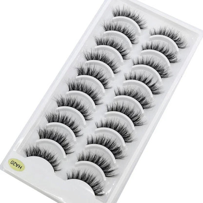Jem Wellness Collection Voluminous 3D Mink Eyelashes for a Bold, Dramatic Look Picture of 10 pairs eyelash
