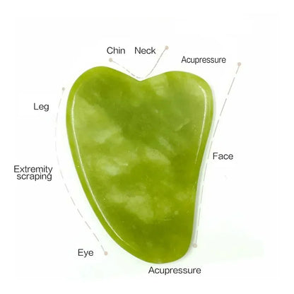 Natural Jade Stone Face Massager for Geisha